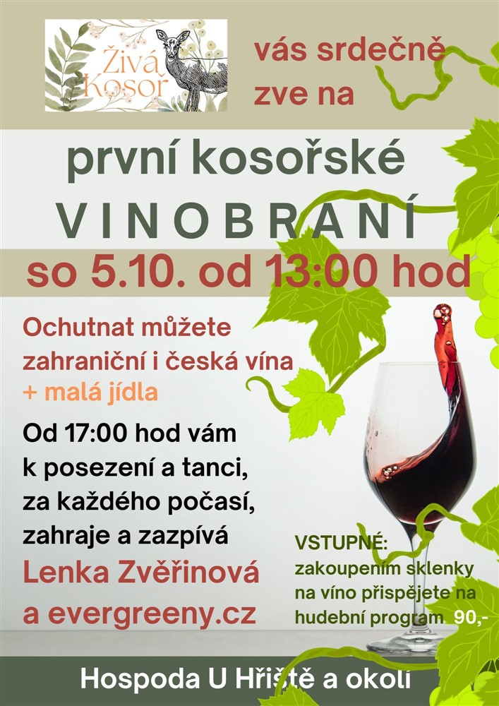 První Kosořské vinobraní